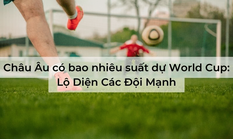 Châu Âu có bao nhiêu suất dự World Cup năm 2024?